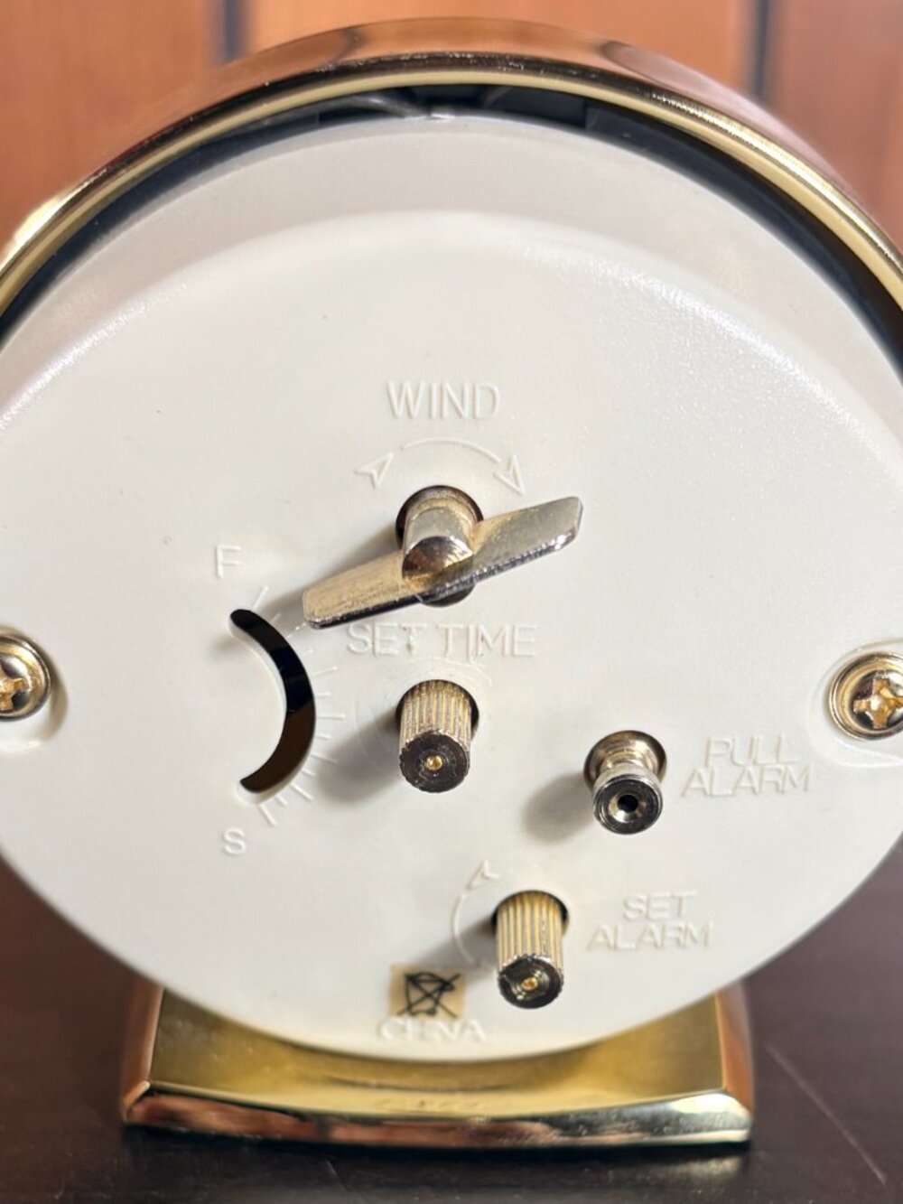 Vintage Westclox Baby Ben Alarm Clock 3.5" x 3.5" Wind Up Luminous Arms China - Picture 4 of 6